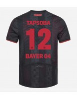 Bayer Leverkusen Edmond Tapsoba #12 Domácí Dres 2025-26 Krátký Rukáv